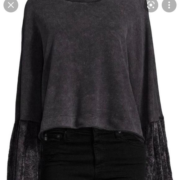 Free people velvet bell sleeve - Picture 8 of 8